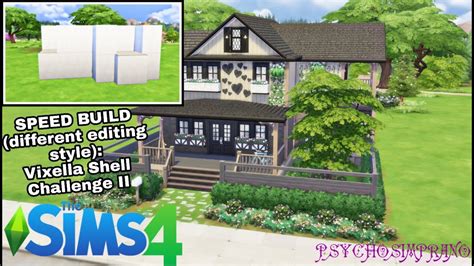 Vixella Shell Challenge Ii The Sims 4 Speed Build No Cc Youtube