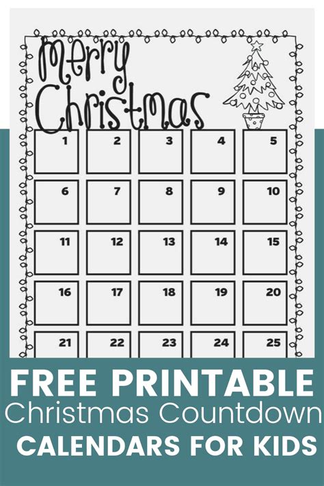 Free Printable Countdown Calendar Template Customize Online Countdown
