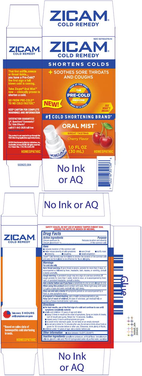 Zicam® Cold Remedy Oral Mist™