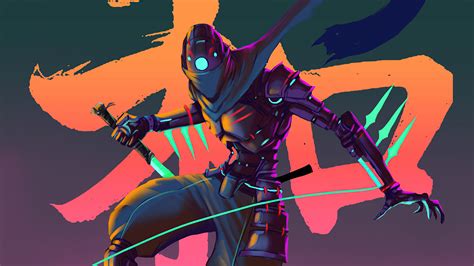 Cyber Ninja Variant Retro Wallpaperhd Artist Wallpapers4k Wallpapers