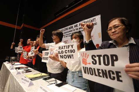 Marcos Called To Ratify Labor Treaty To End Harassment In Work Place The Manila Times