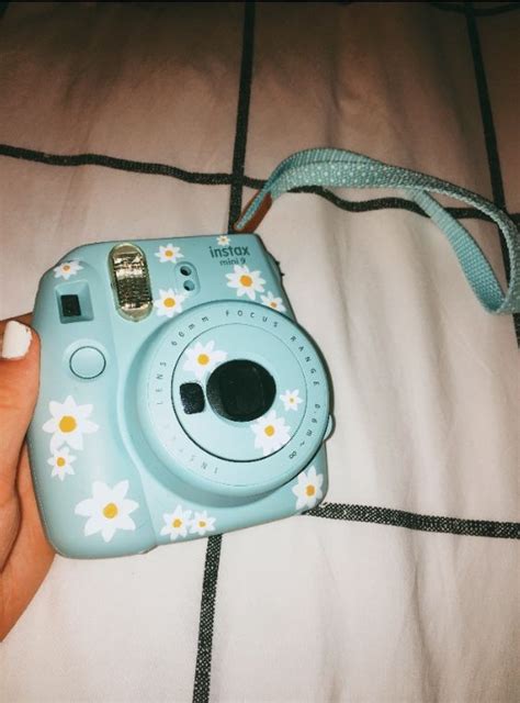 Painted Polaroid Camera Instax Camera Polaroid Camera Polaroid