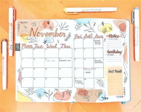 Gorgeous Bullet Journal Monthly Spreads You Ll Love