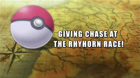 Giving Chase At The Rhyhorn Race Pokémon Wiki Fandom