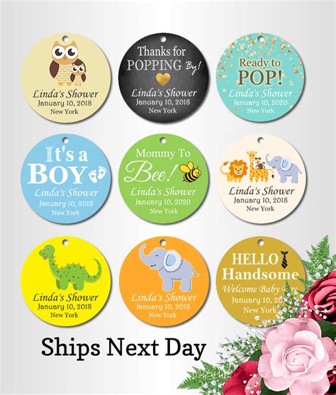 Show off your crafting, sewing and. Baby Shower Gift Tags - Ships Next Day, Popular designs & Colors