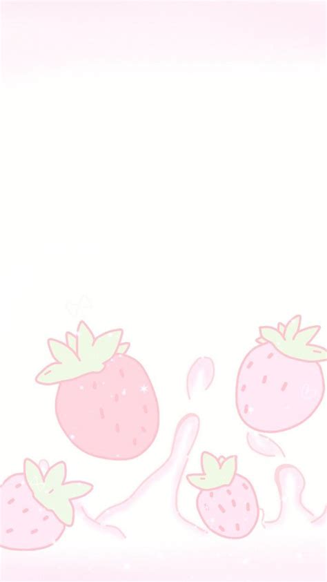 Desktop Kawaii Strawberry Milk Wallpapers Wallpaper Cave