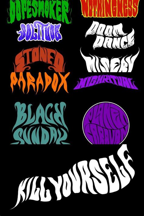 I Will Draw Logo Band Stoner Rock Doom Sludge Psychedelic