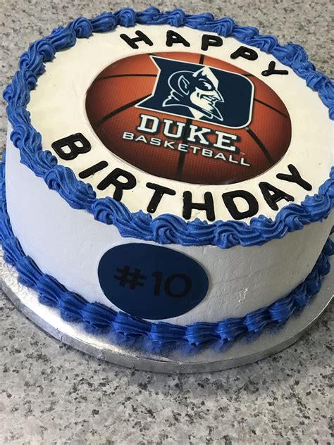 Duke Blue Devils Basketball Cake Cupcake Cakes Basketball Cake Cake