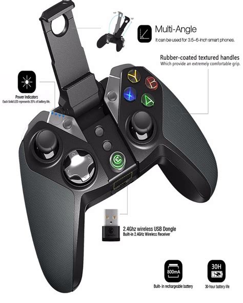 Gamesir G4s Bluetooth 40 And 24g Wireless Wired Game Controller