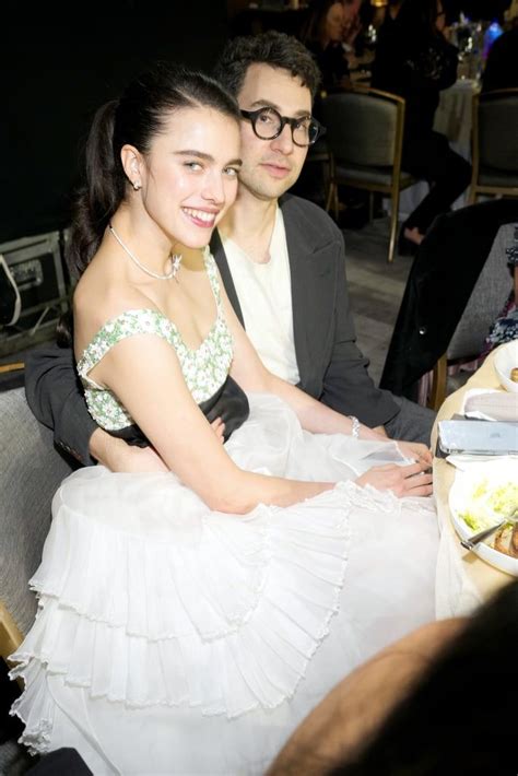 Margaret Qualley And Jack Antonoffs Cutest Pictures White Formal Dress Formal Dresses Long
