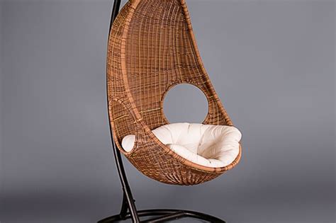 In both a boho chic and a nordic style decoration, a wicker hanging chair fits us perfectly. Large Wicker Hanging Chair - Chairs - Furniture on the Move