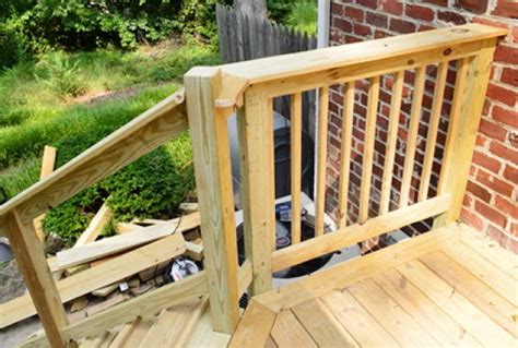 Handrails are typically supported by balusters or attached to walls. Deck Railing Height Requirements | Home Design Ideas