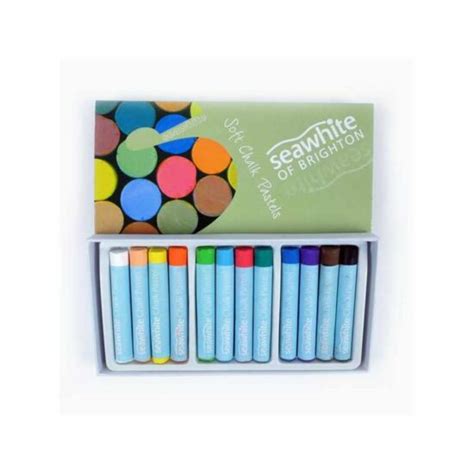 Seawhite Soft Chalk Pastels 12 Art Supplies Materials And Equipment