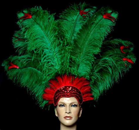 Feather Headdress Showgirl Headdress Carnival Costumes