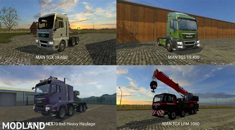 Fs15 Big Mods Pack V17 Man Trucks Pack V 10 Mod For Farming Simulator