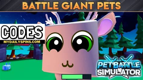 Pet Battle Simulator Codes November 2022 (NEW) Mydailyspins.com