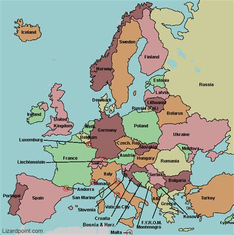 Test Your Geography Knowledge European Countries Map Quiz Map Quiz