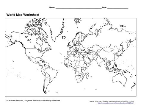 It takes advantage of word's heading styles to help you group and organize you cannot delete that bar. World Map Quiz Continents Copy Oceans and Continents Map ...
