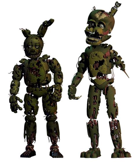 Springtrap And Scraptrap Comparison And Question Five Nights At