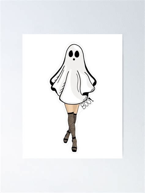 Sexy Ghost Poster For Sale By Bestofa Redbubble