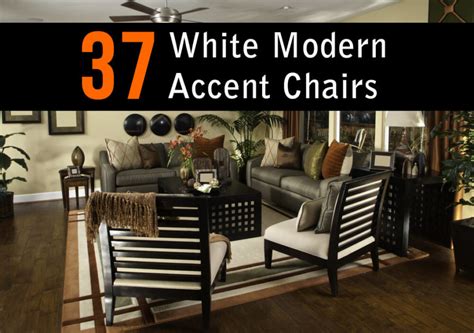Get inspired by this small living room that is big on comfort, cosiness and style. 37 White Modern Accent Chairs for the Living Room