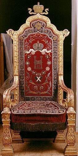 Trono Imperial Del Zar Nocolás Ii De Rusia Historia House Of Romanov