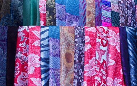 Beautiful Colorful Fabrics Stock Photo Image Of Rainbow 25418150