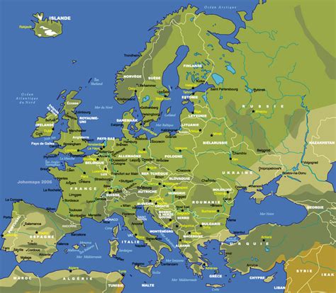Espacoluzdiamantina 25 Frais Carte Europe Avec Villes Principales