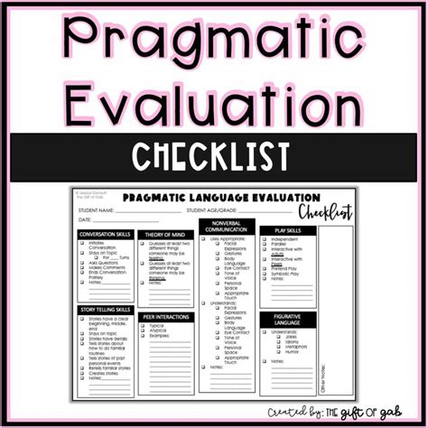 Pragmatic Language Evaluations Pragmatics Speech Language Therapy