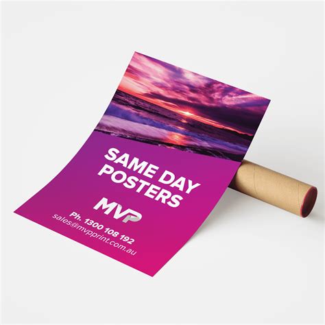 Same Day Despatch Posters Printing Digital And Offset Printing