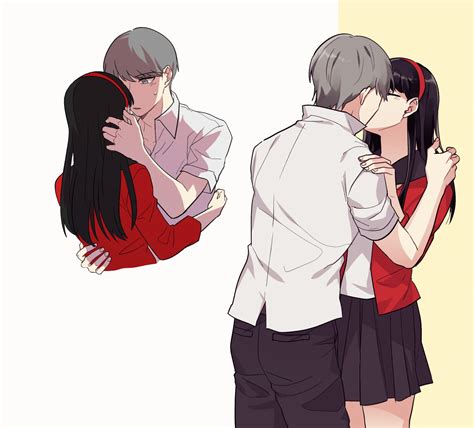 Narukami Yuu And Amagi Yukiko Persona And 1 More Drawn By Road9ame