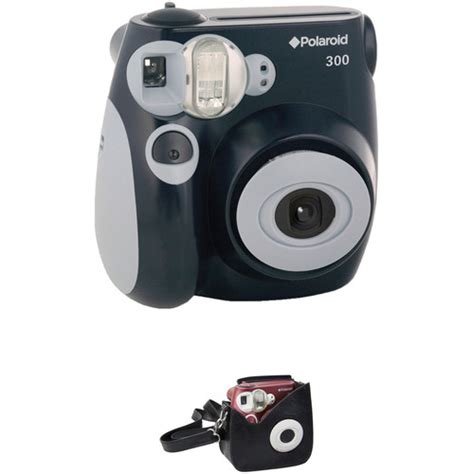 Polaroid 300 Instant Film Camera With Faux Leather Carrying Case