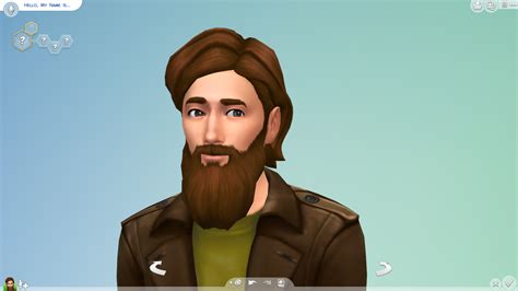 Sims 4 Alpha Beard