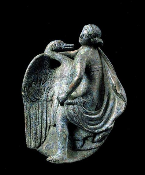 Roman Bronze Applique Of Leda And The Swan Circa 1st Century Ad Roman Art Ancient Art
