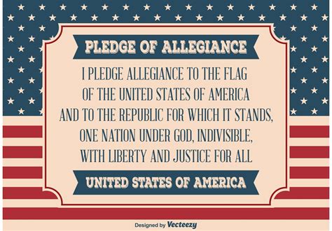 Pledge Of Allegiance Vector Art Icons And Graphics For Free Download