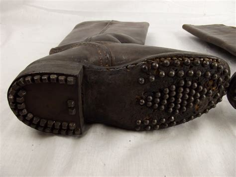 Ww1 German Imperial Leather Boots Sally Antiques