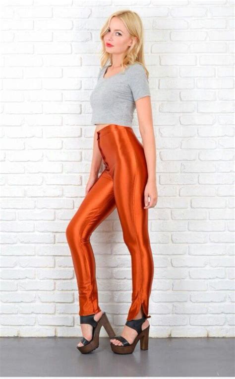 Pin By Planet Women On Discopants Pants Disco Pants High Waisted