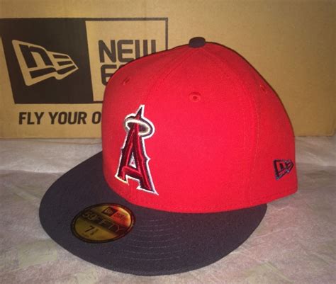 New Era 59fifty La Los Angeles Angels Size 7 58 Mlb Baseball Cap