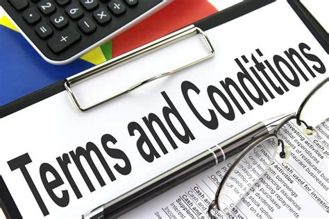 Terms And Conditions Clipboard Image