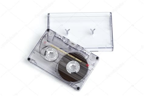 Close Up Of Vintage Audio Tape Cassette — Stock Photo © Artush 65140999