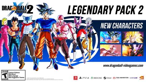 Legendary Pack 2 Extra Characters Dragon Ball Xenoverse 2 Dlc Pack