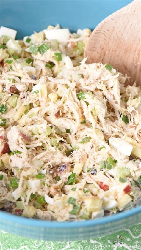 My mama has been making this canned chicken salad recipe with sweet relish for years, and it never disappoints. Mix up a delicious chicken salad recipe with eggs. Simple ...