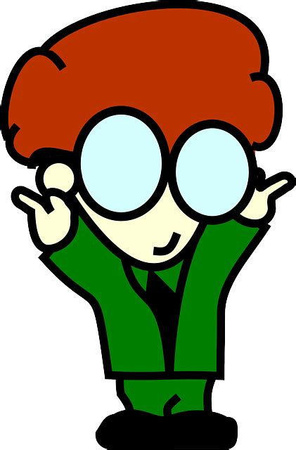 Free Vector Graphic Nerd Cartoon Geek Character Free Image On