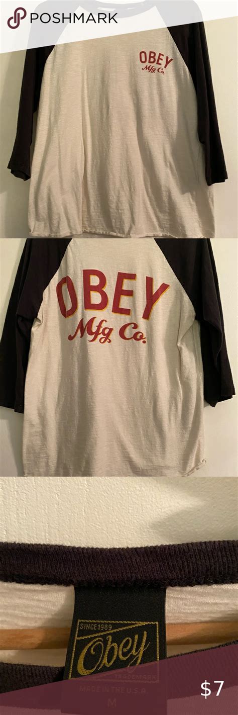 Obey Raglan Obey Shirts Long Sleeve Tees Raglan
