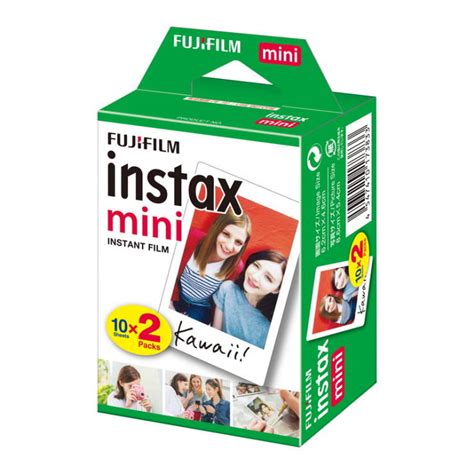 Fujifilm ฟิล์มสำหรับอินสแตนท์ 10 แผ่น 2 แพ็ค รุ่น Instax Mini Filmx2
