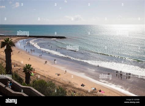 Promenade Maspalomas Et Playa Del Ingles Gran Canaria Island Archipel Des Canaries L Espagne
