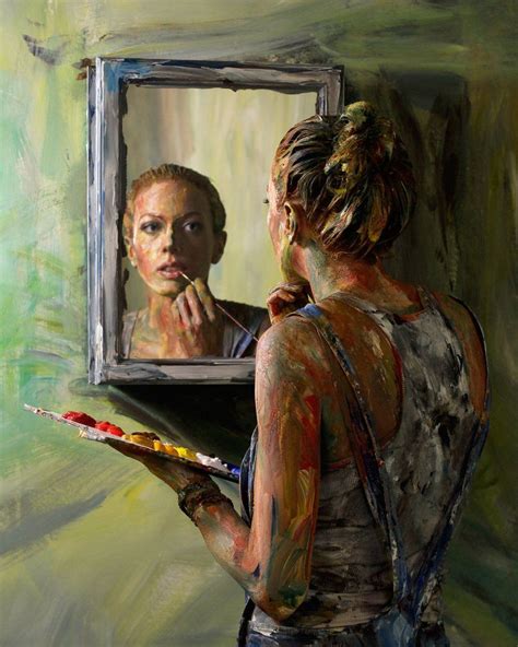 Imagen Insertada Portraiture Art Reflection Art Artist