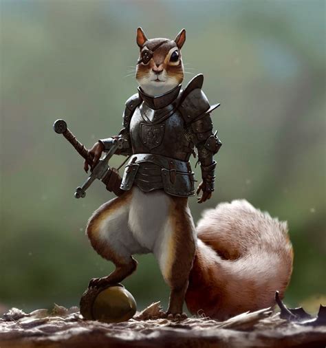 The Rodents Squirrel By Johannes Holm Character Art Concept Art