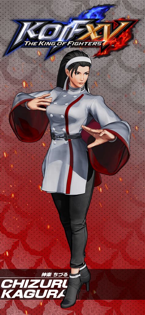 Chizuru Kagura The King Of Fighters Xv Phone Wall By Cr1one On Deviantart