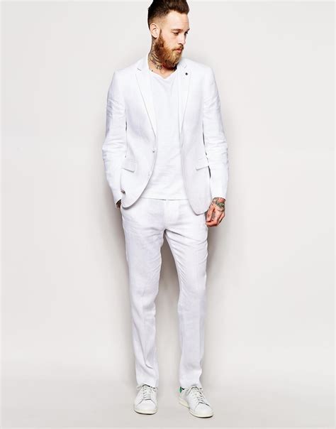 White Linen Pant Suit Pant So
